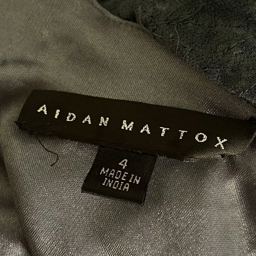 AIDAN MATTIX Vintage Sequin cocktail Dress Size 4